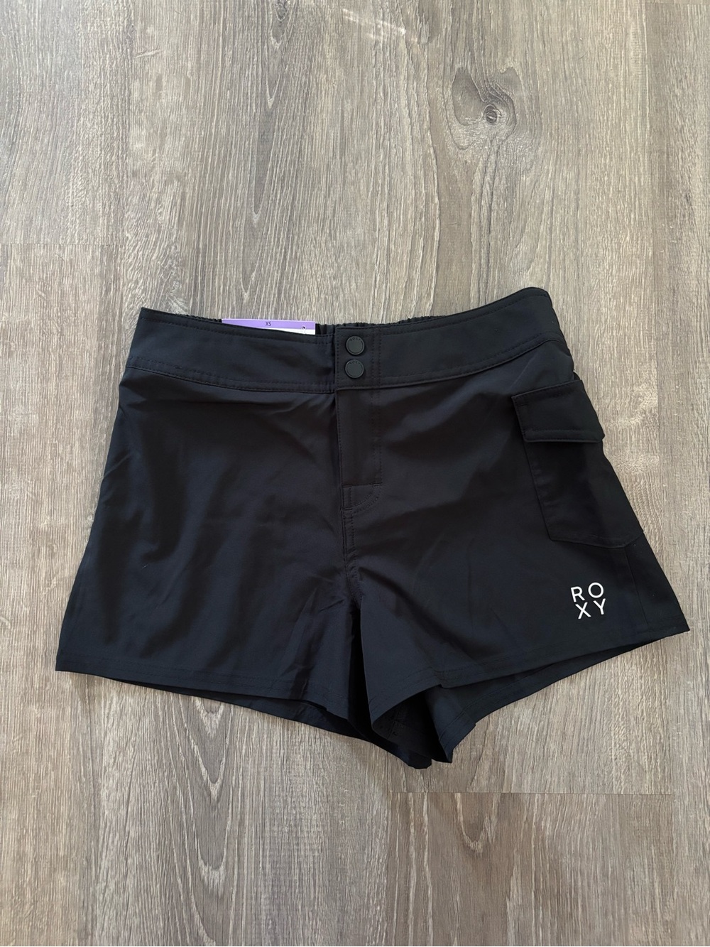 NWT Roxy Black SPF 50 Stretch Board/Swim Shorts (XS)